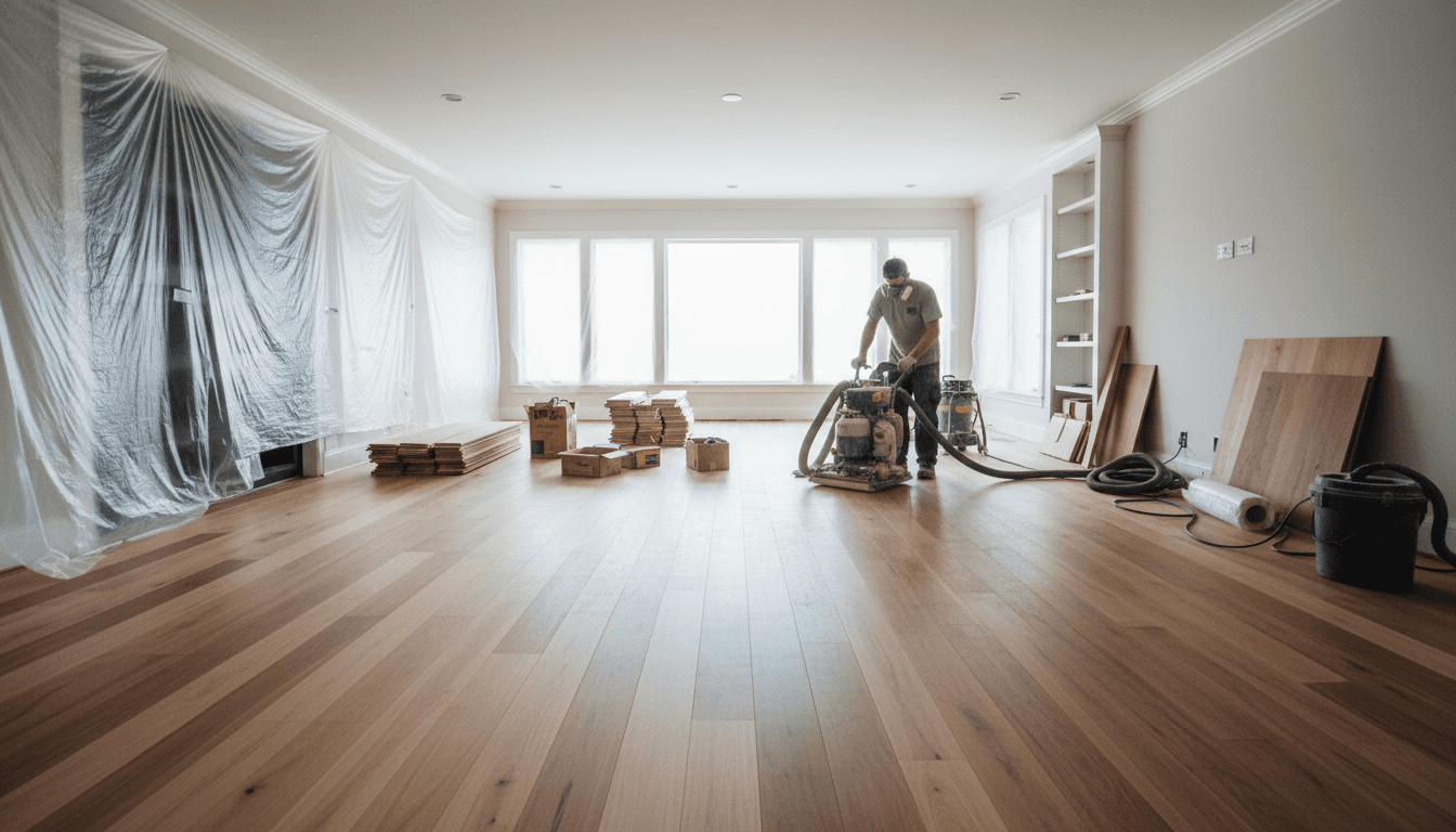 Instalación profesional de tarimas de madera de calidad